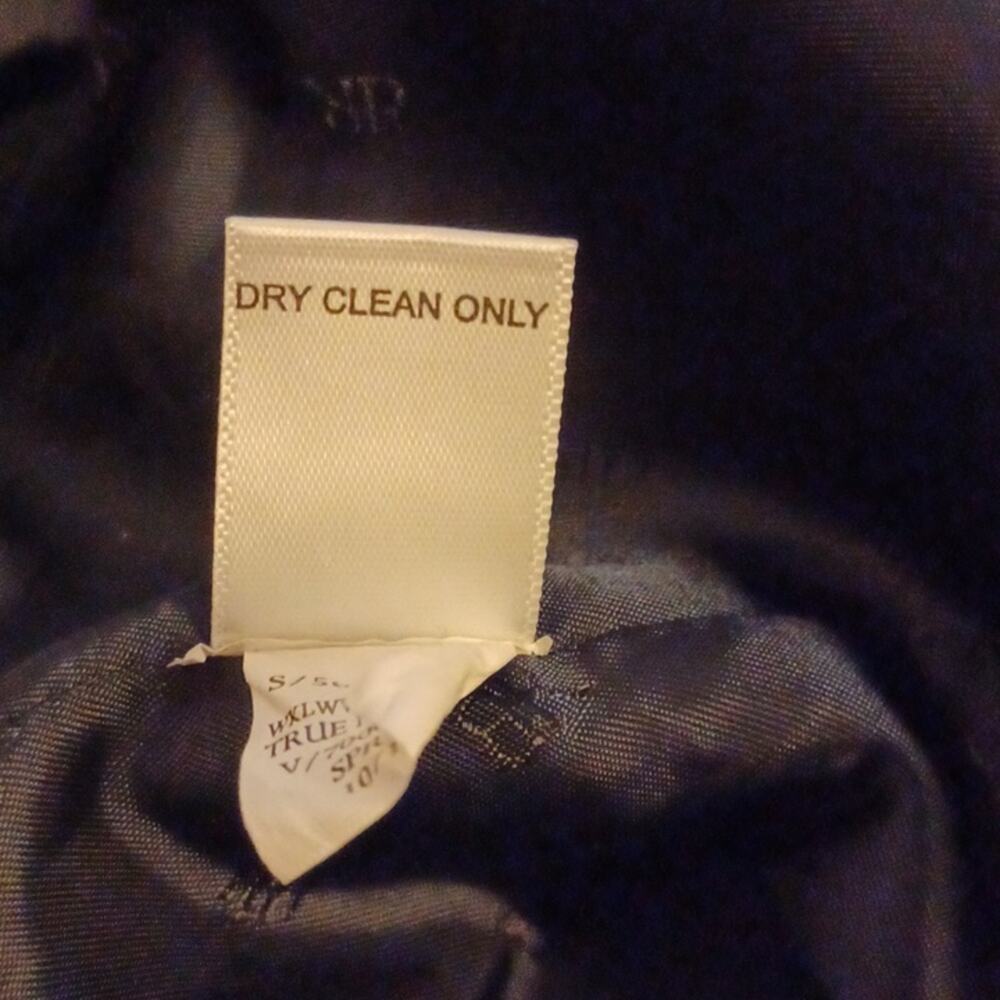 BANANA REPBULIC Dark Blue Wool Single Breasted Blazer. 8P - Picture 14 of 14